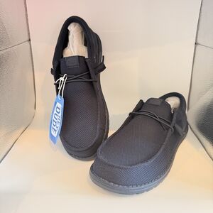 Hey Dude Men's Wally Funk Mono Shoe Navy Blue